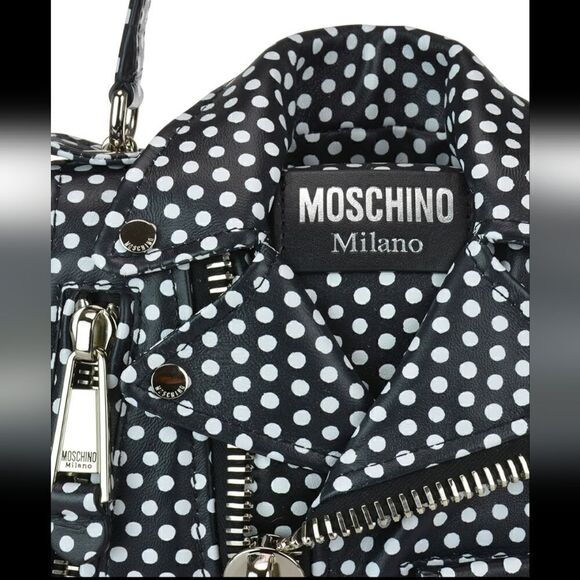 Moschino Couture Biker Bag Polka Dot - Picture 4 of 16